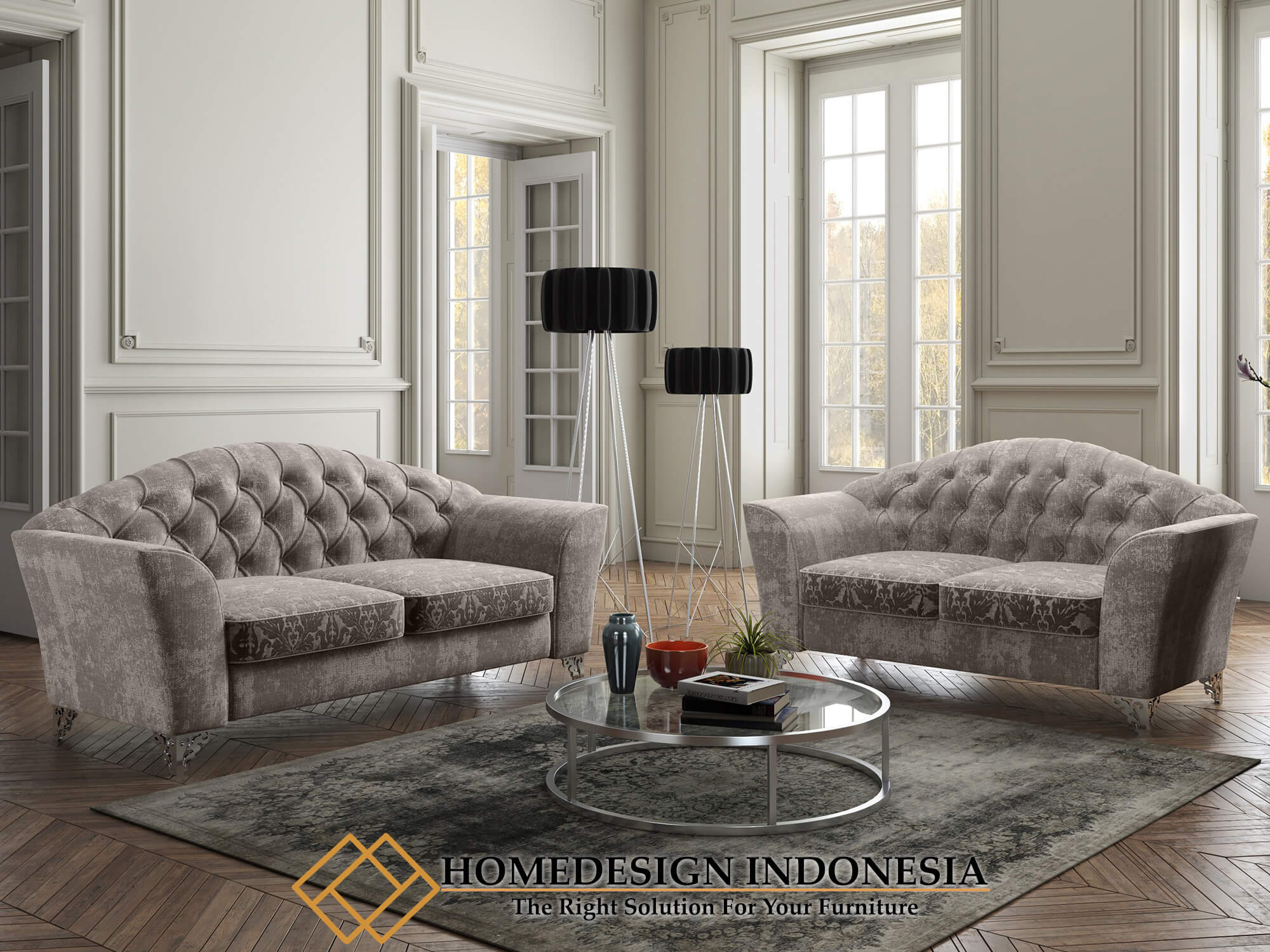 Desain Sofa Minimalis Modern Elegant Concept Luxury HD-0229