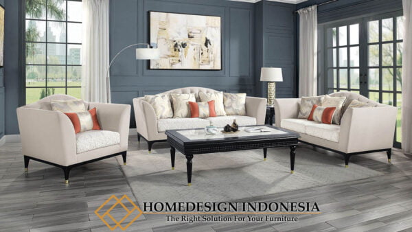 Desain Sofa Tamu Minimalis Exclusive Classic Style HD-0210