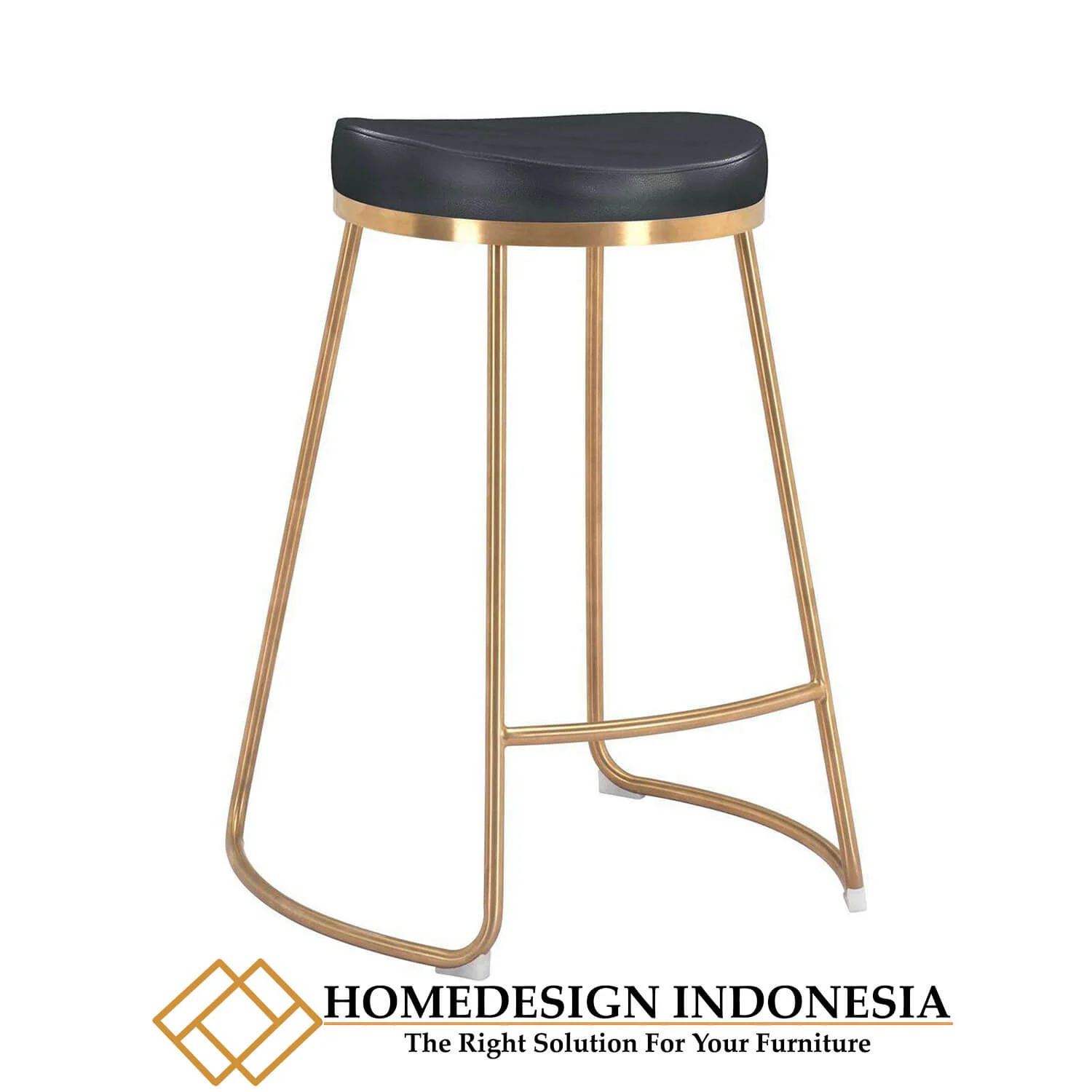 Kursi Bar Minimalis Terbaru Stainless Golden Color HD-0193