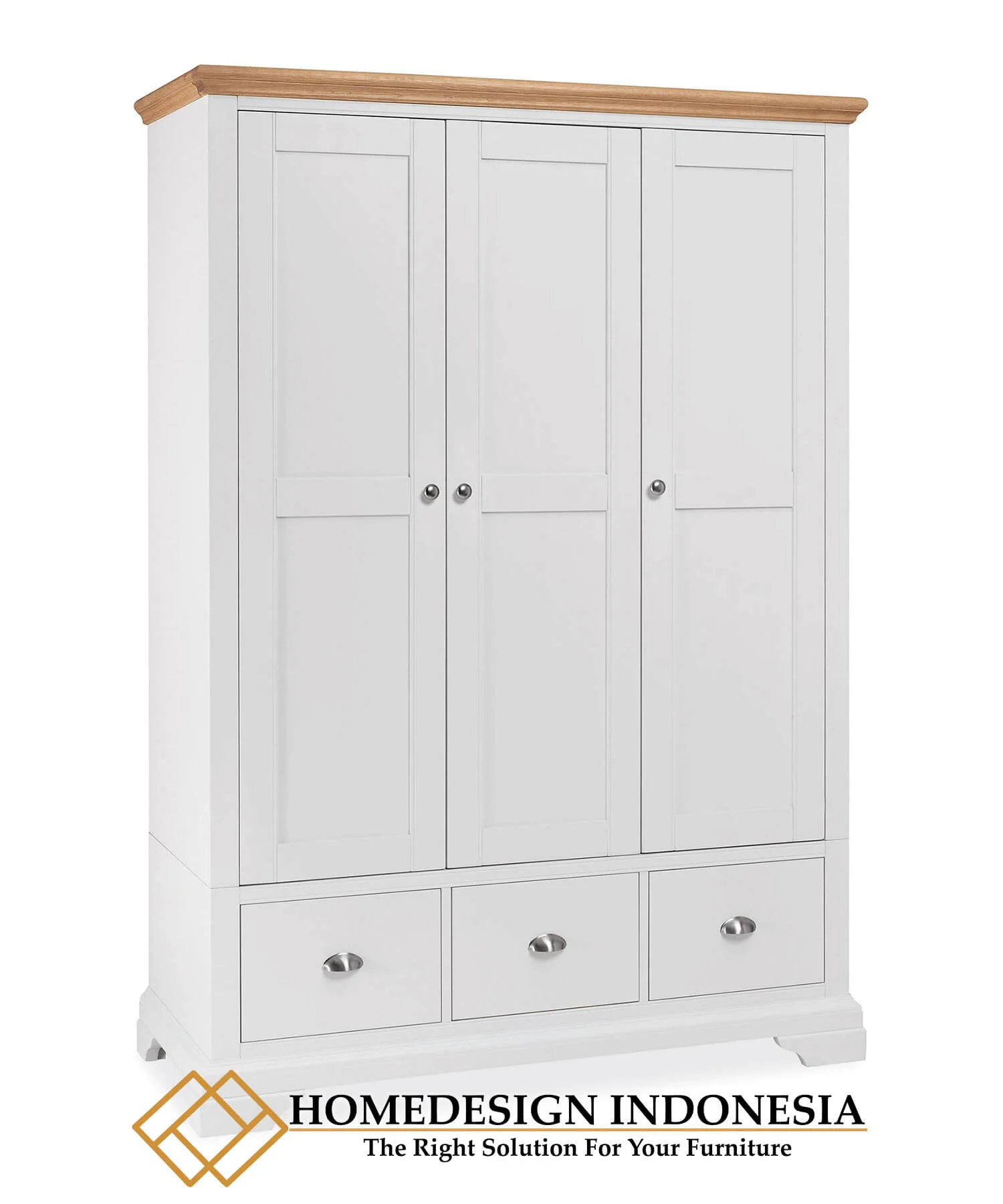 Lemari Baju Minimalis Kayu Duco Combination Color HD-0167