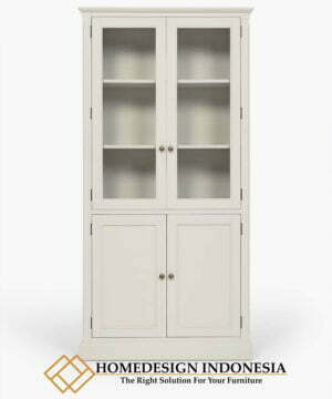 Lemari Pajangan Minimalis Putih Duco Kitchen Interior Design HD-0178