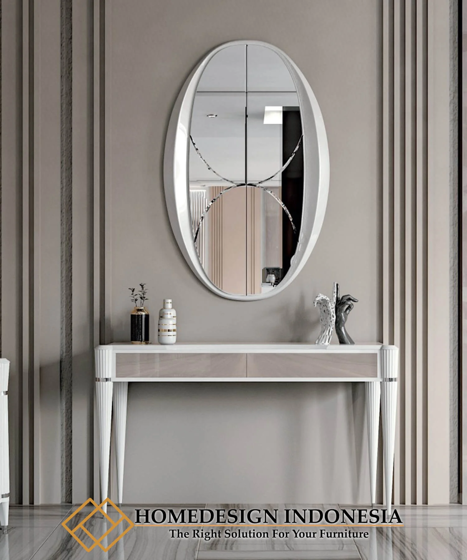 Meja Konsul Minimalis Mewah Beauty Style Duco Color HD-0078