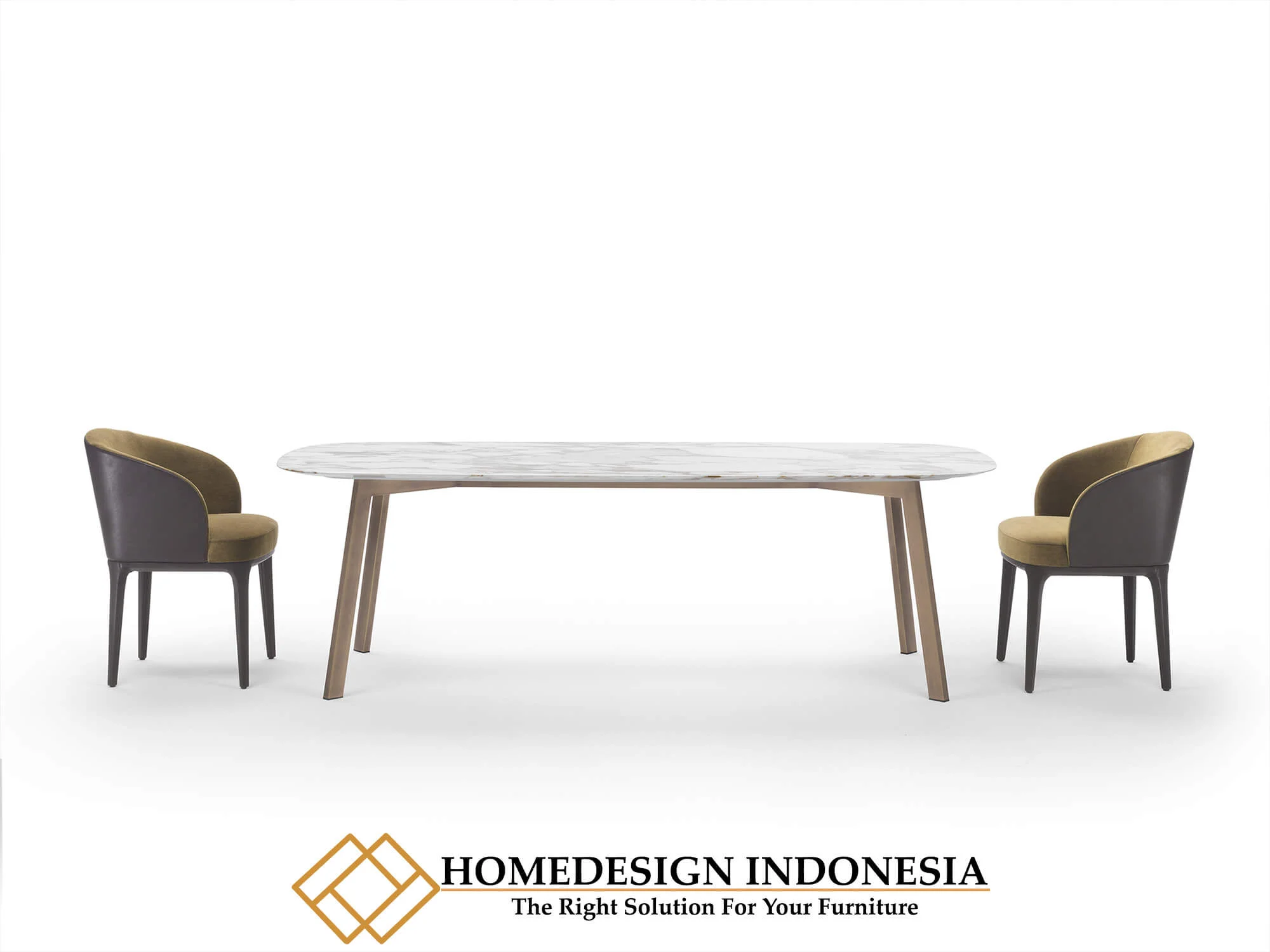 Meja Makan Minimalis Carara Top Marble Best Quality HD-0102