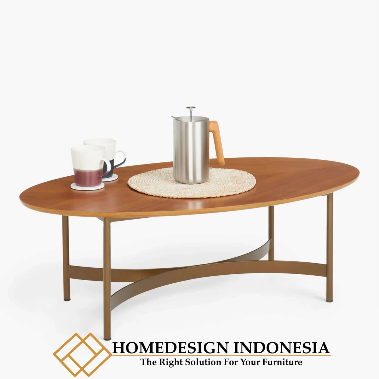 Meja Tamu Minimalis Jati Modern Simple Design HD-0200