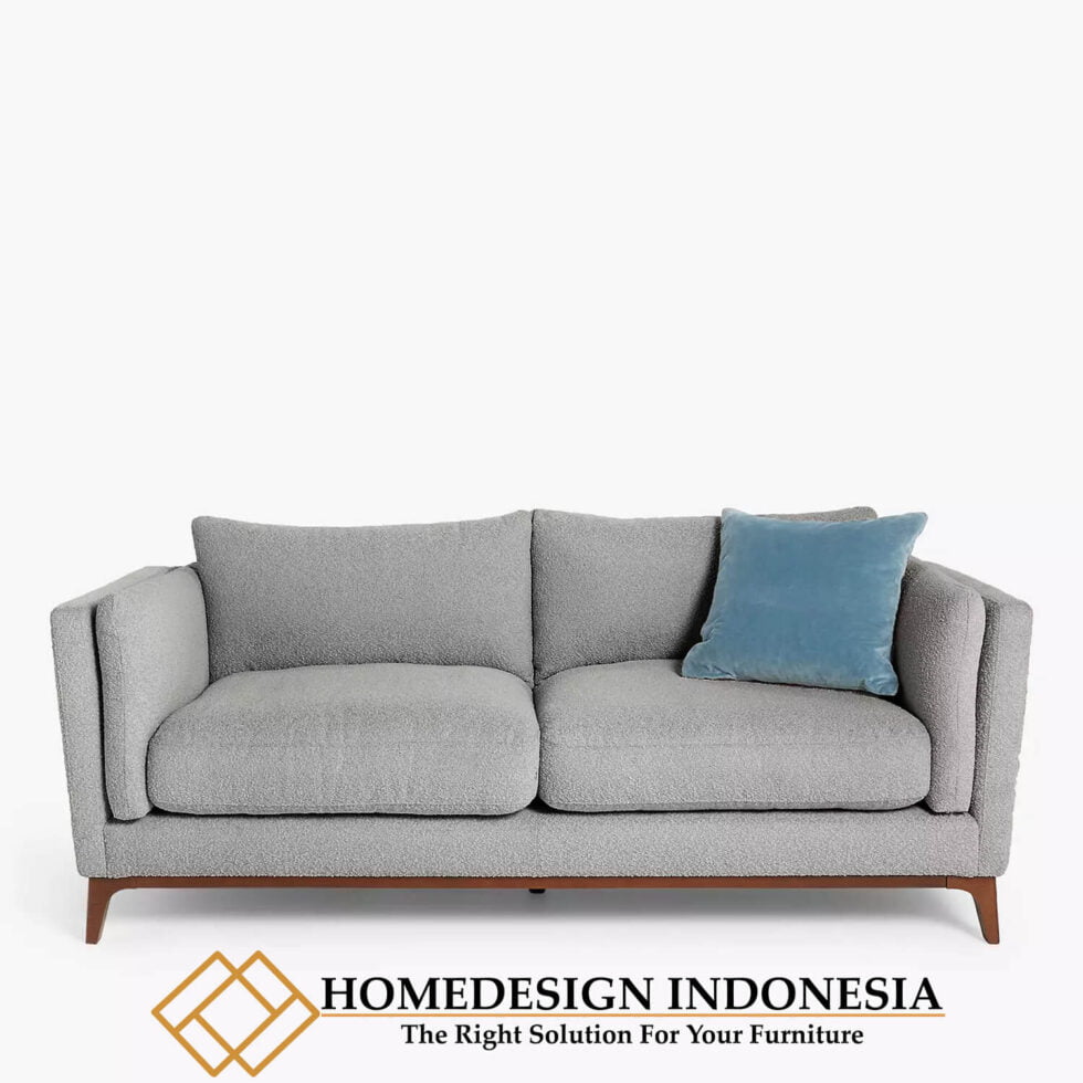 New Sofa Minimalis Jati 2 Seater Excellent Soft Fabric HD-0123