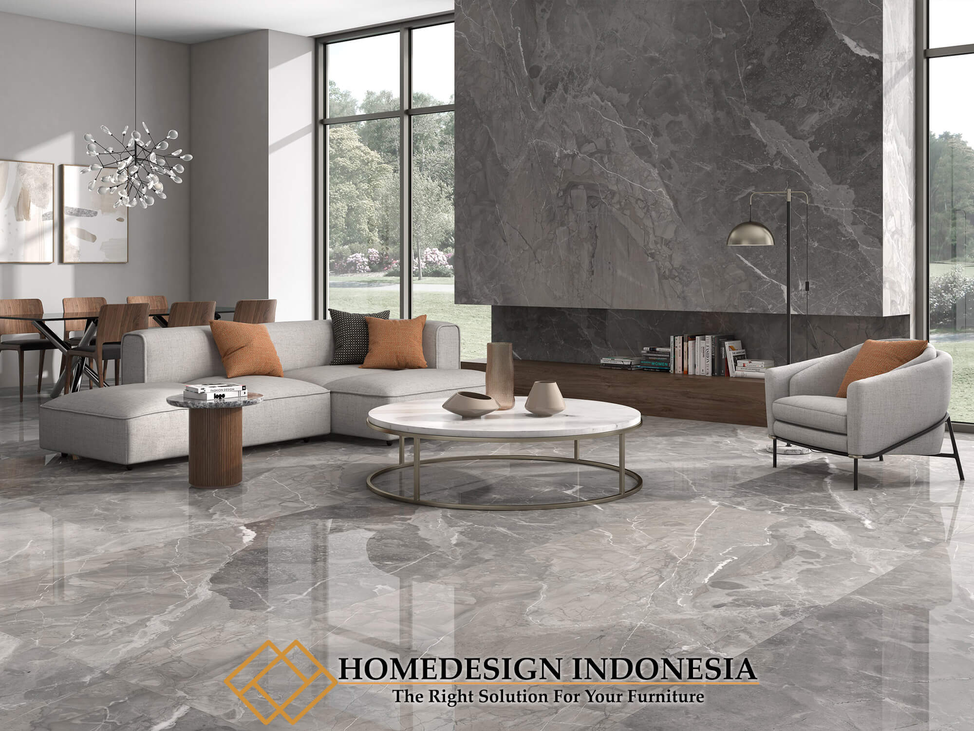 Sofa Sudut Minimalis Modern Jepara Elegant Simple Style HD-0238