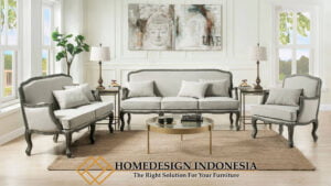 Sofa Tamu Minimalis Mewah Klasik Rustic Finishing HD-0211