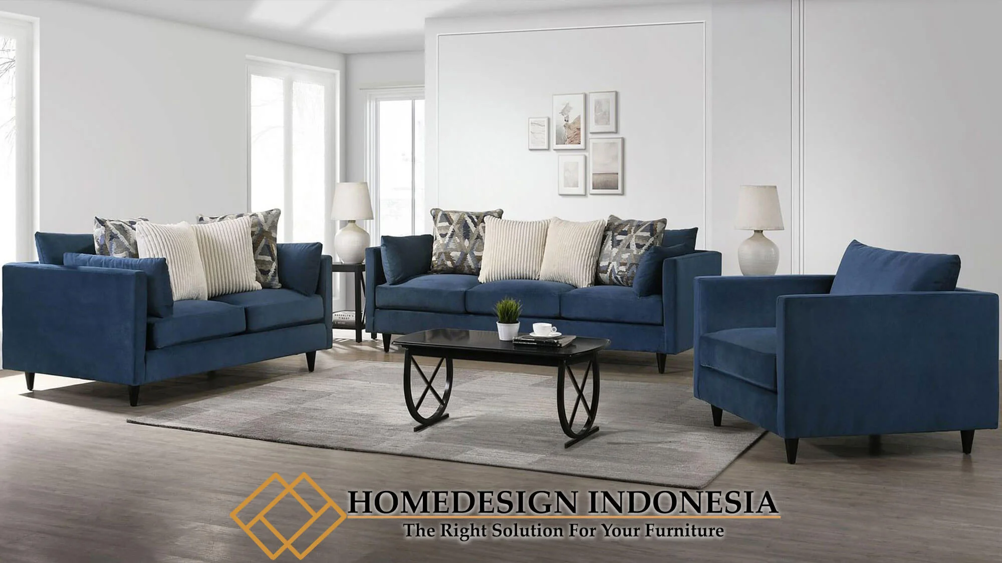 Sofa Tamu Minimalis Terbaru Simple Great Wood Quality HD-0207