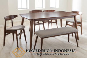 Jual Meja Makan Minimalis Klasik Vintage Scandinavian HD-0388