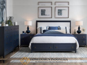 Kamar Set Minimalis Jepara Luxury Blue Doco Color HD-0317