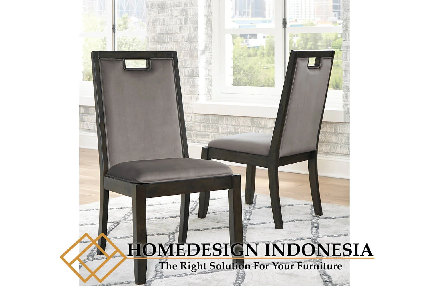 Kursi Makan Minimalis Terbaru Desain Simple Klasik Luxury HD-0414.1