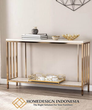 Meja Konsul Minimalis Mewah Stainless High Design Quality HD-0295