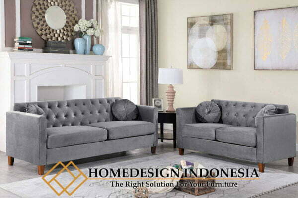 Sofa Tamu Minimalis Terbaru Jati Klasik Simple Style HD-0438