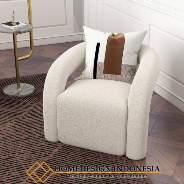 Kursi Sofa Minimalis Softly Fabric Simple Elegant HD-0691