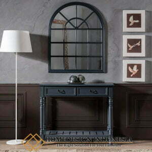 Meja Konsol Minimalis Klasik Dark Duco Color HD-0663