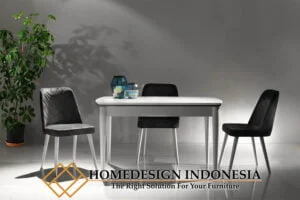 Meja Makan Minimalis Putih Duco Great Style HD-0586