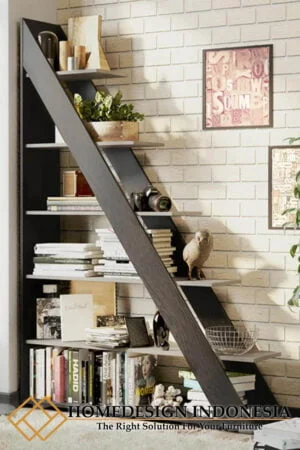 Rak Buku Minimalis Corner Set Simple Style HD-0672