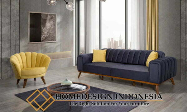 Sofa Tamu Minimalis Modern Elegant Desain Model Kerang HD-0483