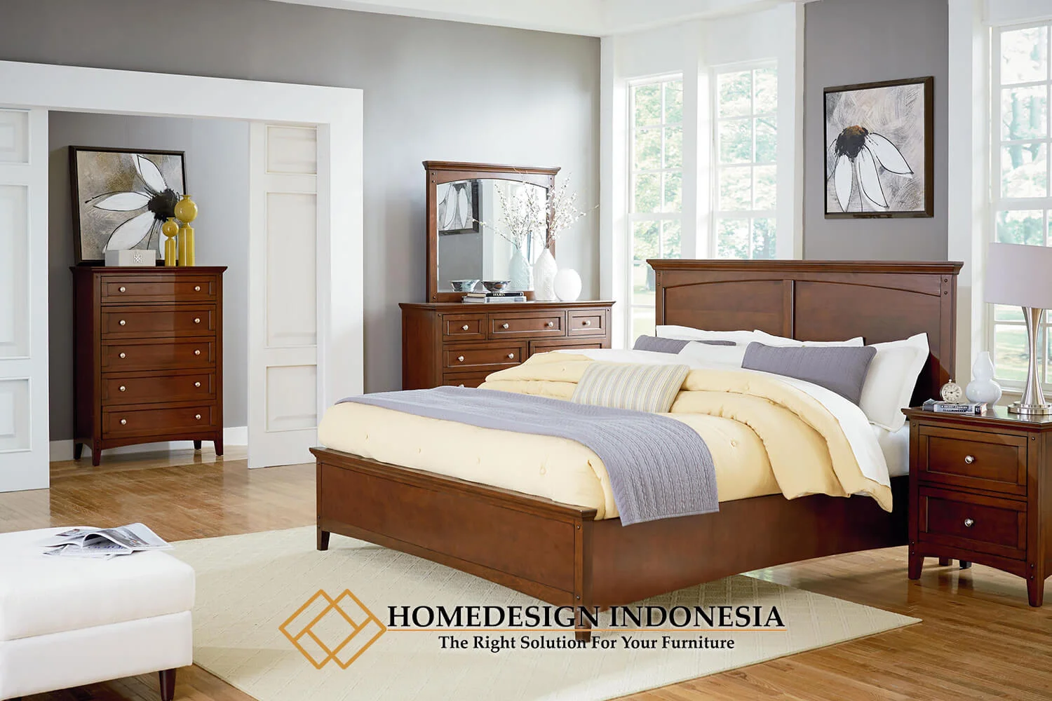 Kamar Set Minimalis Klasik Simple Elegant Style HD-0752