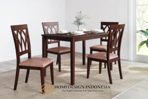 Meja Makan Minimalis Natural Simple Excelent Color HD-0759