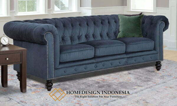 Sofa Minimalis Klasik Model Chester Elegant Fabric HD-0777