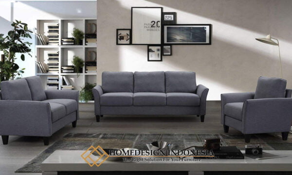 Sofa Tamu Minimalis Klasik Soft Fabric Luxury HD-0720