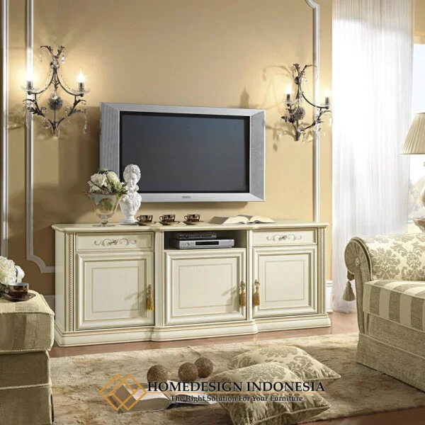 Bufet TV Minimalis Mewah Klasik Luxury Duco Color HD-0857.1
