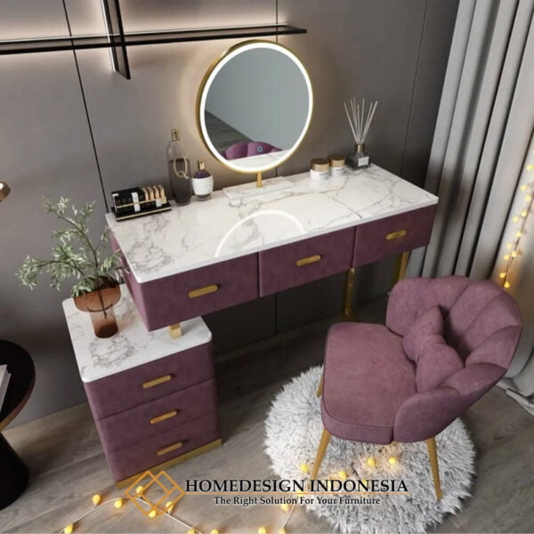 Meja Rias Modern Minimalis Beauty Vanity Room HD-0849.1