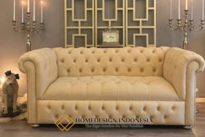 Sofa Minimalis Terbaru Chesterfield Style Caramel Color HD-0902