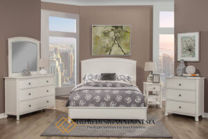Tempat Tidur Minimalis Putih Klasik Beautiful Model HD-0880