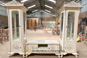 Bufet TV Mewah Klasik Luxury Carving Majestic Style HD-61