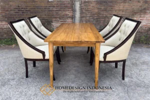 Harga Meja Makan Minimalis Jepara High Quality Wood HD-04