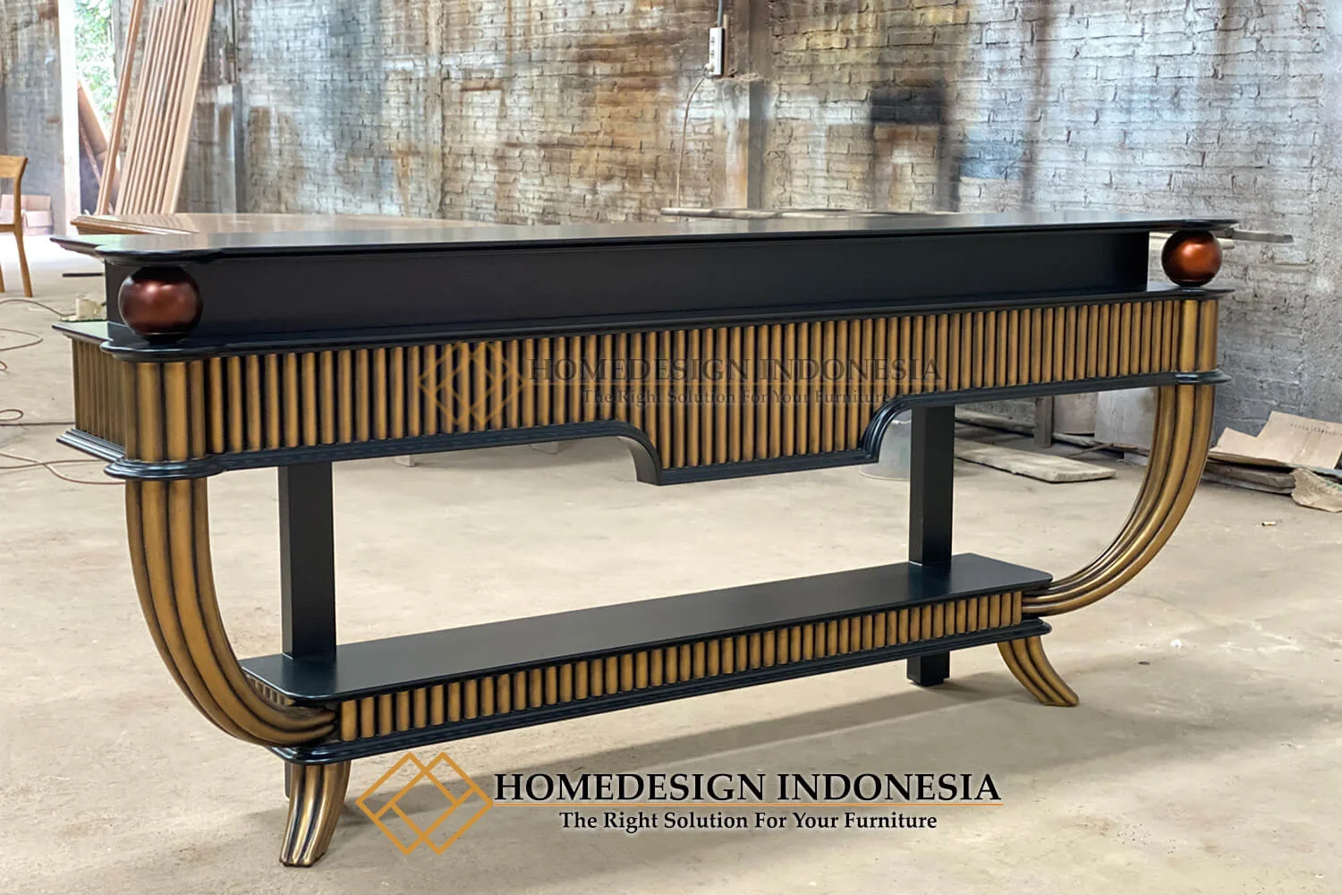 Meja Konsol Mewah Jepara Klasik Excellent Motif HD-41.2