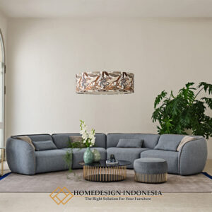 Sofa Minimalis Terbaru Modular Half Round Modern Set HD-0950