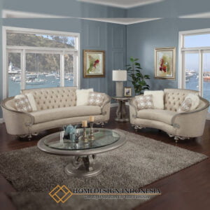 Sofa Tamu Minimalis Terbaru High Luxury Silver Color HD-0955