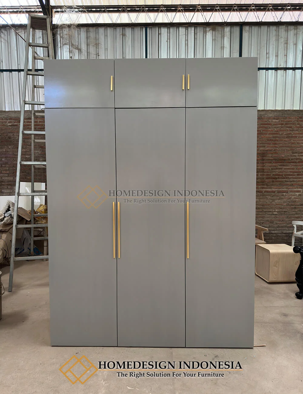 Lemari Pakaian Minimalis Modern Simple Futuristic Style HD-138