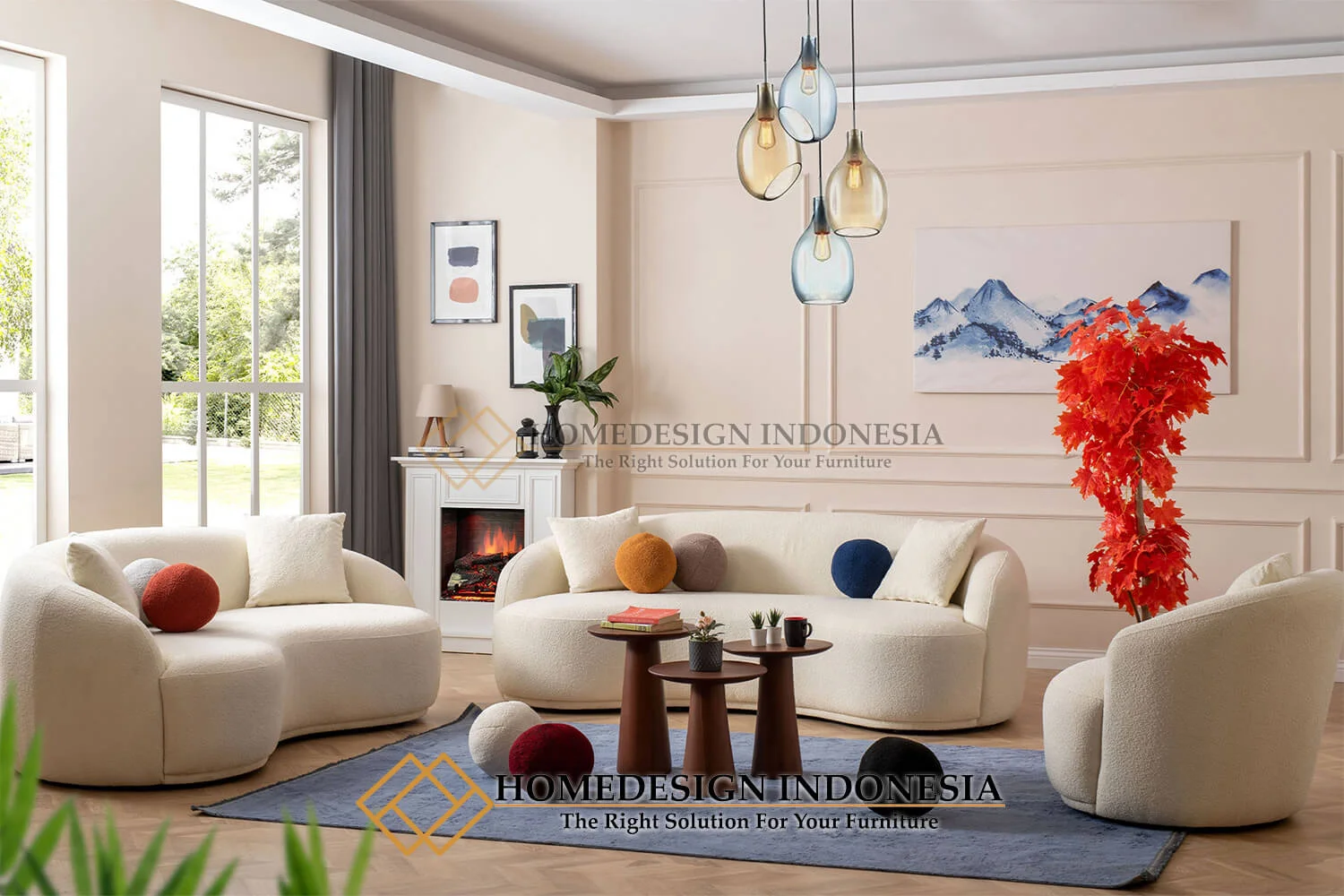 Sofa Tamu Minimalis Modern Elegant Simple Luxury Style HD-147