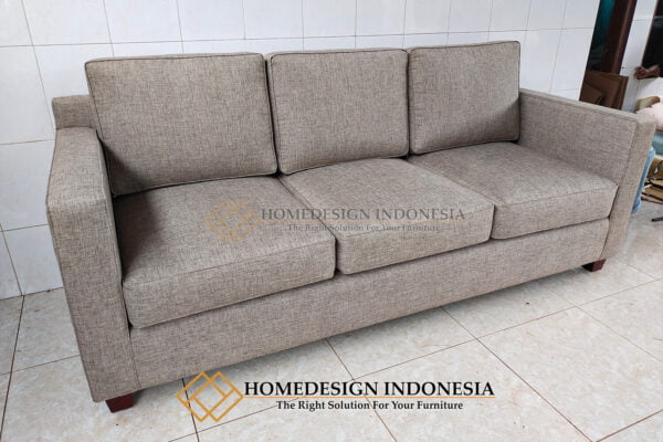 Sofa Minimalis 3 Dudukan Klasik New Daphnie Fabric HD-186.1