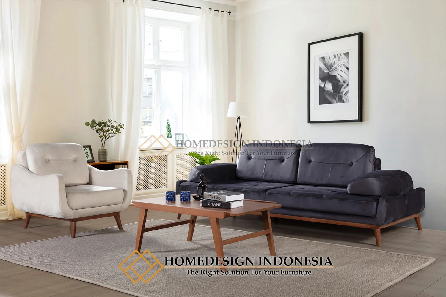 Sofa Tamu Minimalis Modern Day Bed Elegant Model HD-236 Sofa Tamu Minimalis Modern Day Bed Elegant Model HD-236