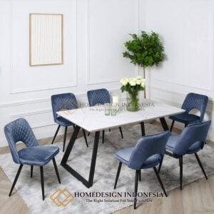 Meja Makan Minimalis Cantik Modern Simple Interior Design HD-398