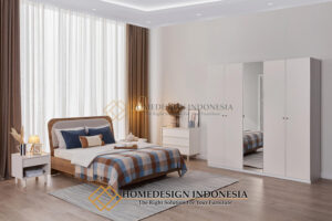 Kamar Set Minimalis Jati Retro Klasik Natural Color HD-541