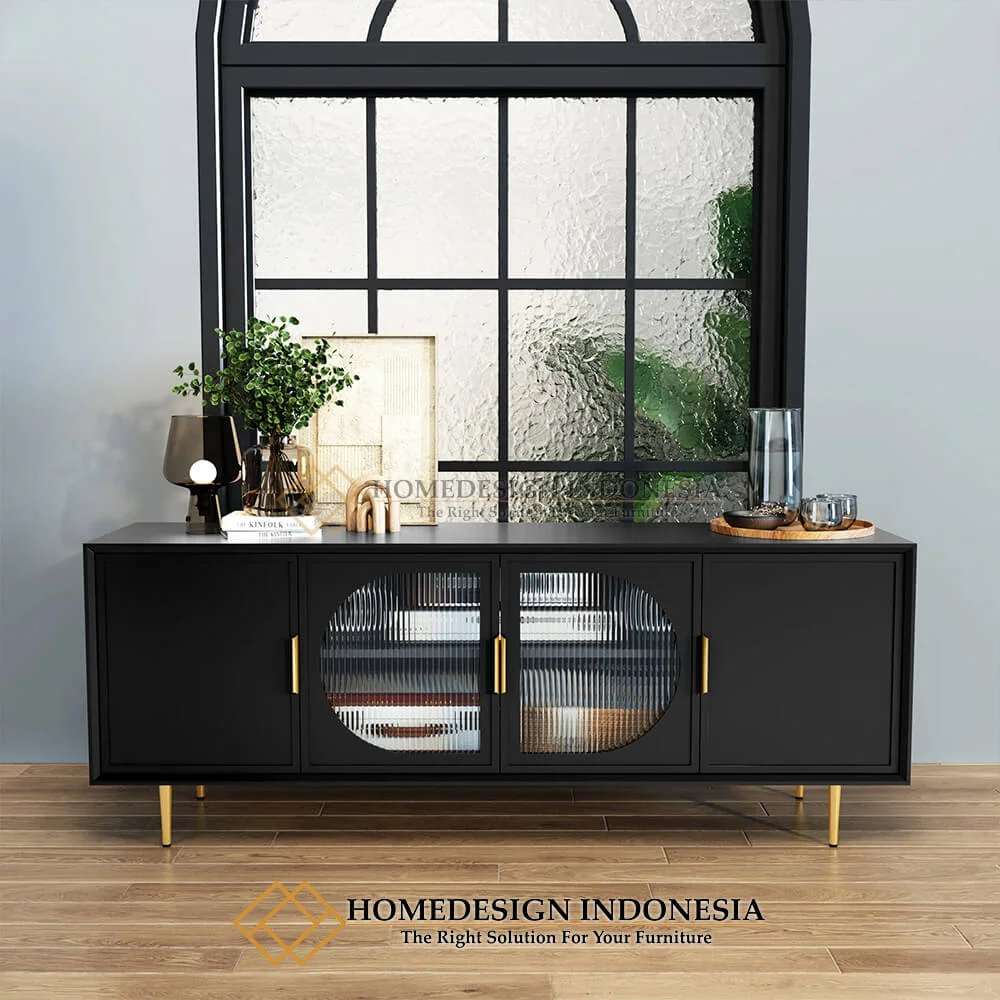 Bufet TV Minimalis Modern Luxury Futuristic Style HD-635