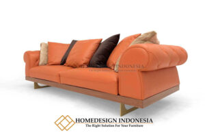 Set Sofa Minimalis Jati Natural Elegant Modern Style HD-579