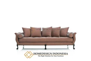 Sofa Minimalis 3 Seater Classic Elegant Luxury Fabric HD-578
