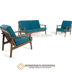 Sofa Tamu Jati Minimalis Retro New Vintage Furniture Jakarta HD-585