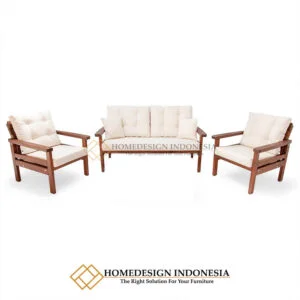 Sofa Tamu Minimalis Jati Retro Classic Luxury Type HD-584