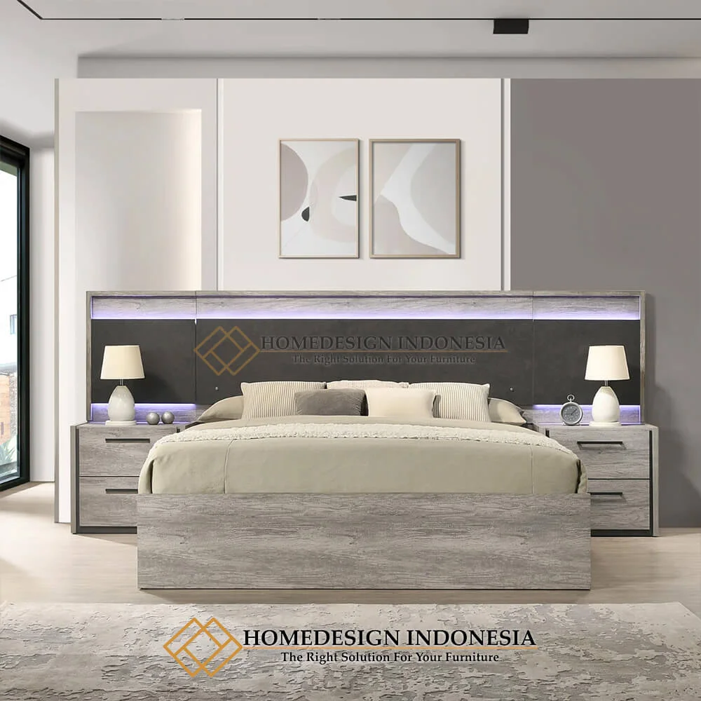 Tempat Tidur Minimalis Terbaru Great Quality Wood HD-668.2