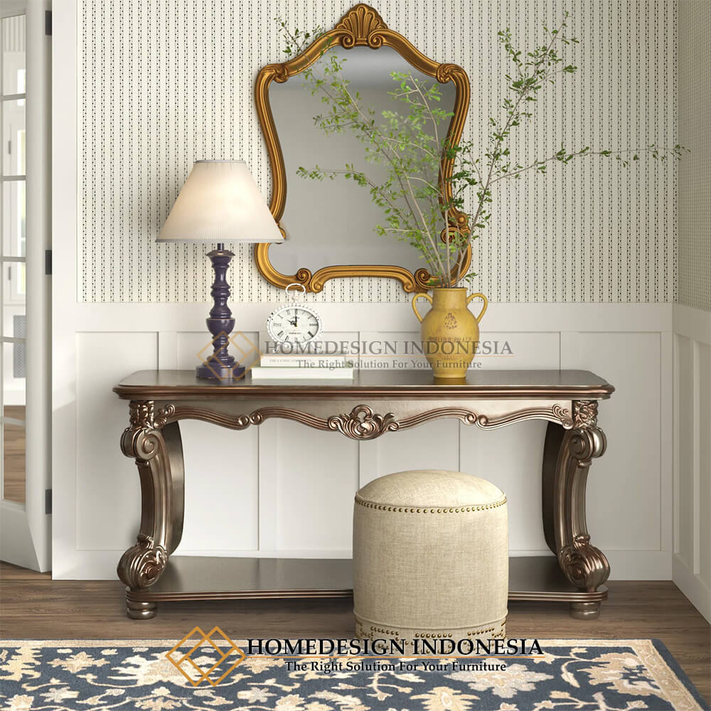 Harga Meja Konsul Mewah Ukiran Jepara Best Seller HD-737