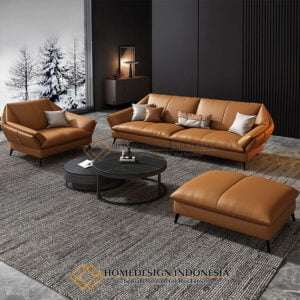 Set Sofa Minimalis Modern Verrel Luxury Leather HD-749