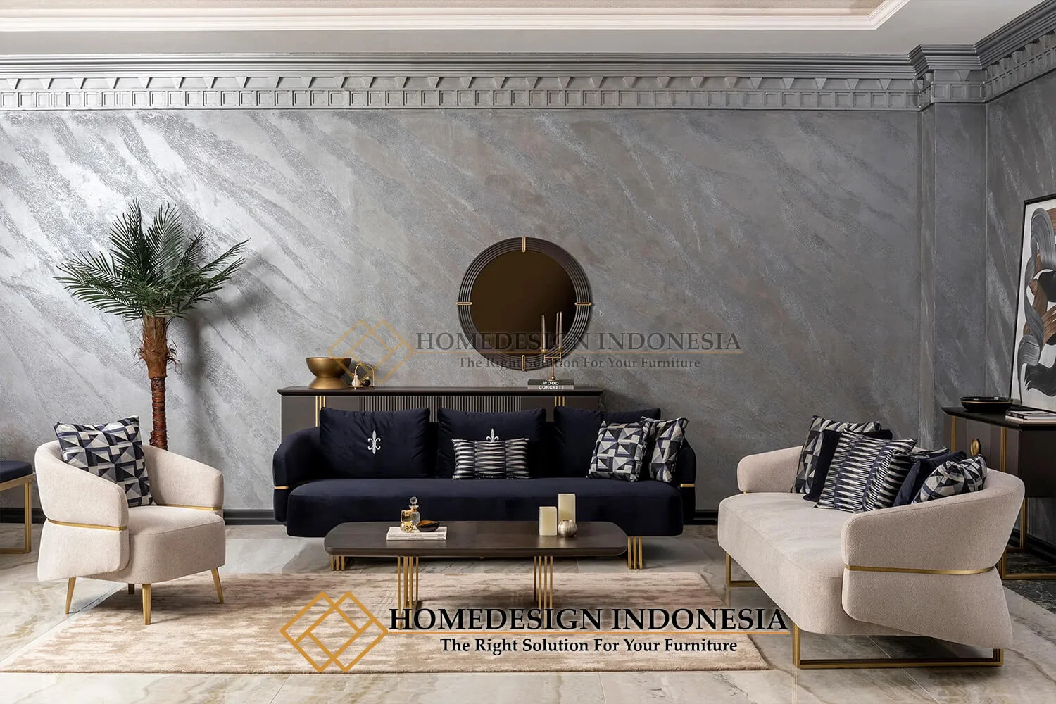 Sofa Tamu Minimalis Mewah Elegant Great Design HD-739